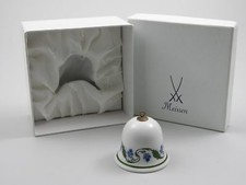 Meissen Glocke Christbaumschmuck  Mahonienranke Karton 1.Wahl