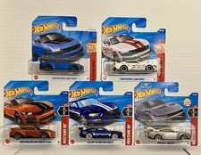 HOTWHEELS 5er Set - Ford Mustang -  18 GT / Dark Horse / Shelby 500 / GTD
