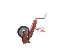 Stützrad mit Gummirad