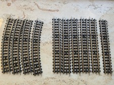 Trix H0, 10 Gleise mit Mittelleiter, gebraucht