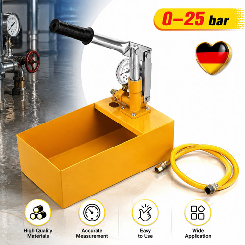 Prüfpumpe abdrückpumpe 25 - abdrückpumpe, 0-25