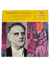 Heinrich Schlusnus Vinyl LP