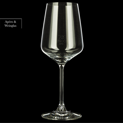 Wein apero glas mit - wein,