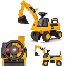 Rutscher Rutschauto Rutschfahrzeug Laderadlader CAT gelb Sun Baby