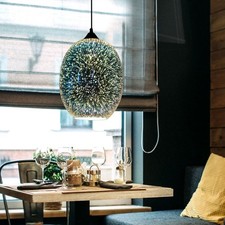 LED 3D Bunt Glas Kronleuchter