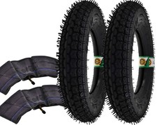 2x Reifen SPEEDWAYS 3.50-10 51J TT mit 2x Schlauch passt für Roller, Vespa