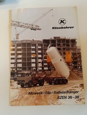 Original Prospekt Kässbohrer Silofahrzeug Sattelzug Mercedes N4