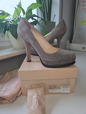 PRADA Pumps, taupe/grau Gr