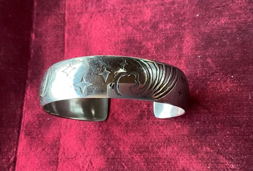 Armreif silberfarben sterne - armreif,