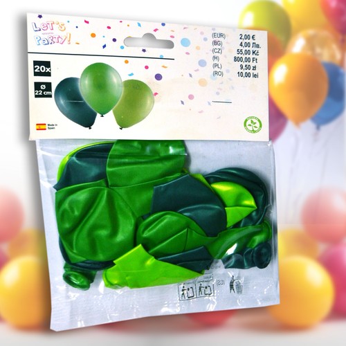 Luftballons grün set 20er - set,