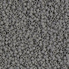Miyuki Delica beads DB0761 matte opaque gray 5 gramm