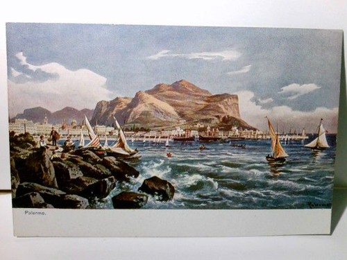 Mittelmeer alte ansichtskarte - alte,