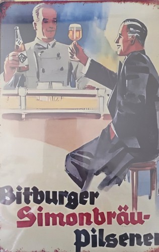 Blechschild pittburger - blechschild,