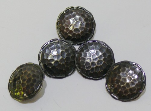 5 silber gehämmerte - 5,