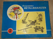 Burgstädter  Metallbaukasten Nr.2 Experimentierbaukasten DDR Lehrbaukasten