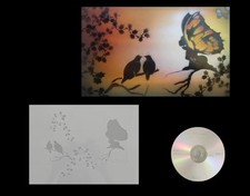  Airbrush Schablone / Step by