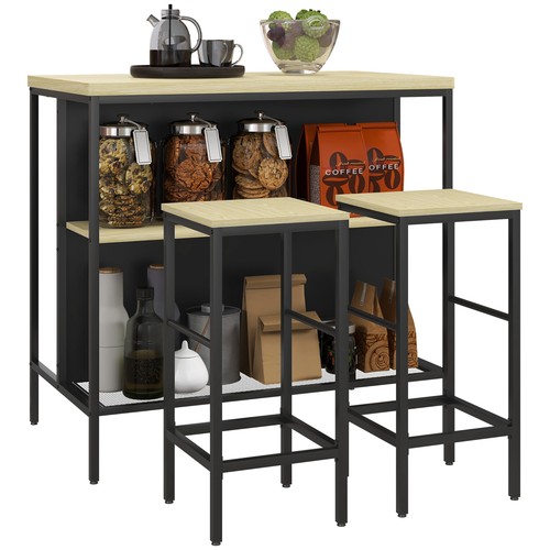 Bartisch mit barhocker set - bartisch,