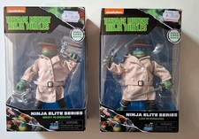 2x Teenage Mutant Ninja Turtles Figuren TMNT Ninja Elite Leo Mikey in Disguise 