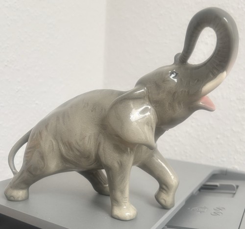 Elefant porzellan figur - elefant,