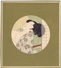Shunga farbholzschnitt - shunga,