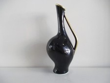 Schwangere Luise Vase von Rosenthal Höhe 17,3 cm dunkelblau Gold F. Heidenreich