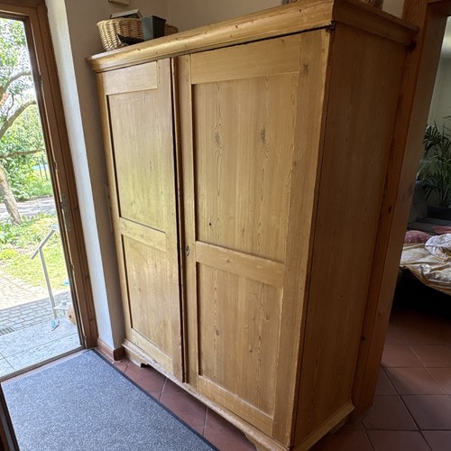 Holz garderobenschrank braun - holz,