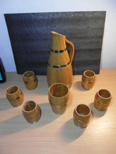 Alte holzkrug wasserkrug - alte,