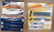 8x Digitaler Sat TV Satelliten Receiver 5x Strong SRT6855 3x Comag SL25