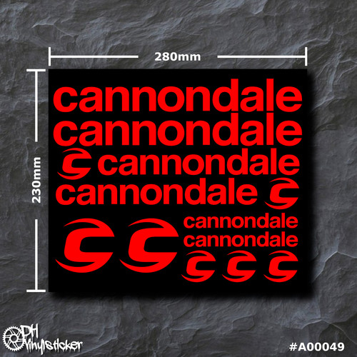 Cannondale sticker rot - sticker, |