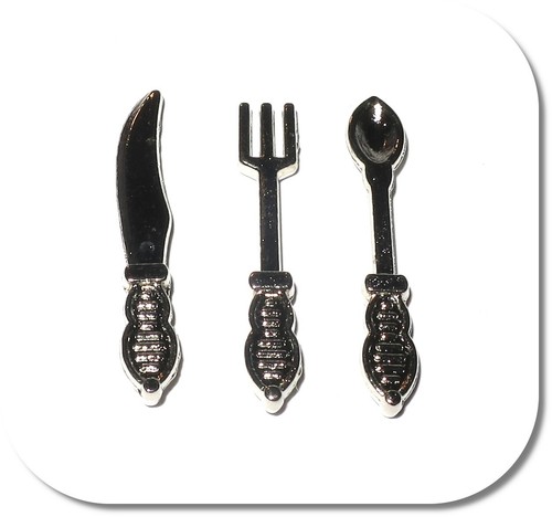Miniatur besteck tlg - miniatur, neu