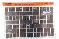 Grundig Service R4200 T8200 V8200 Hifi Klassiker Verstärker Microfiche 1986 K205