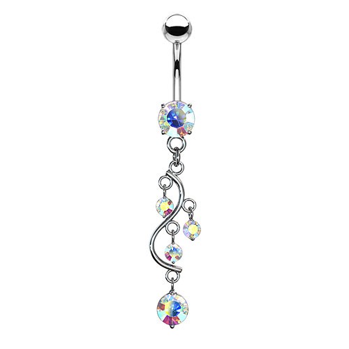 Bauchnabelpiercing banane - bauchnabelpiercing,