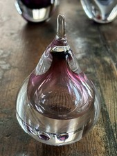 Studio Åhus Glas Paperweight 1985 Signiert Hanne Dreutler /Arthur Zirnsack