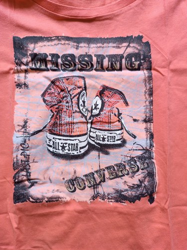 Converse shirt rot - l,