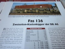 Eisenbahn Fas 126 Zweiseiten