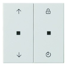 Gira Bedienelement 2f weiß