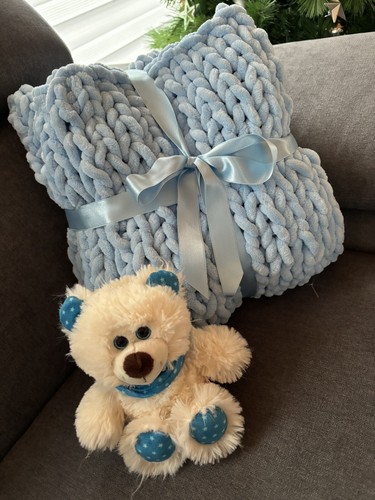 Babydecke kinder handarbeit - babydecke,