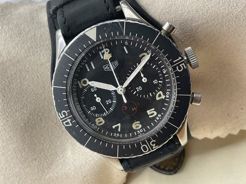 Heuer bundeswehruhr flyback - heuer,