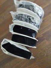 Samtband 5-Set, schwarz,hutmacher, basteln, dekorieren,verpacken