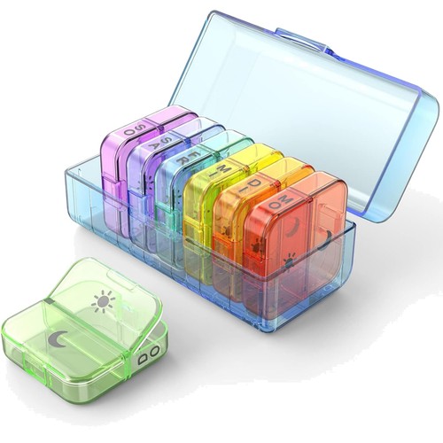 Pill box compartments - 14,