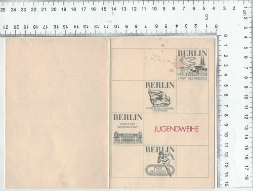 Jugendweihe 1988 einladung - 1988,