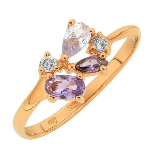 Ring russisches 585er rotgold - ring,