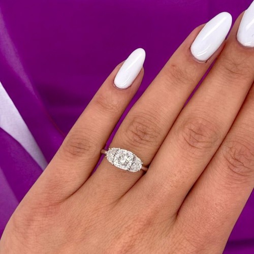Ehering cushion cut - cut, diamant
