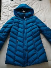 Daunenjacke Neu Petrol Teddyfutter in Kapuze Gr. 19 (38)