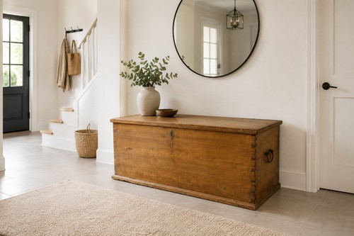 Antike truhe biedermeier - truhe,