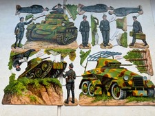 orig alte oblaten glanzbilder Panzer Wehtmacht