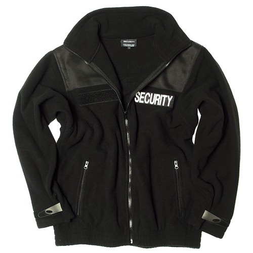 Security fleecejacke schwarz - fleecejacke,