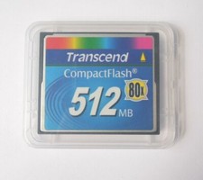 512MB Transcend Compact Flash CF Industrial 512M Memory Card 100% Genuine 80X