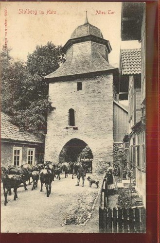 Stolberg harz altes tor - harz,