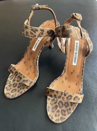 Neuwertiger leoprint manolo - neuwertiger,
